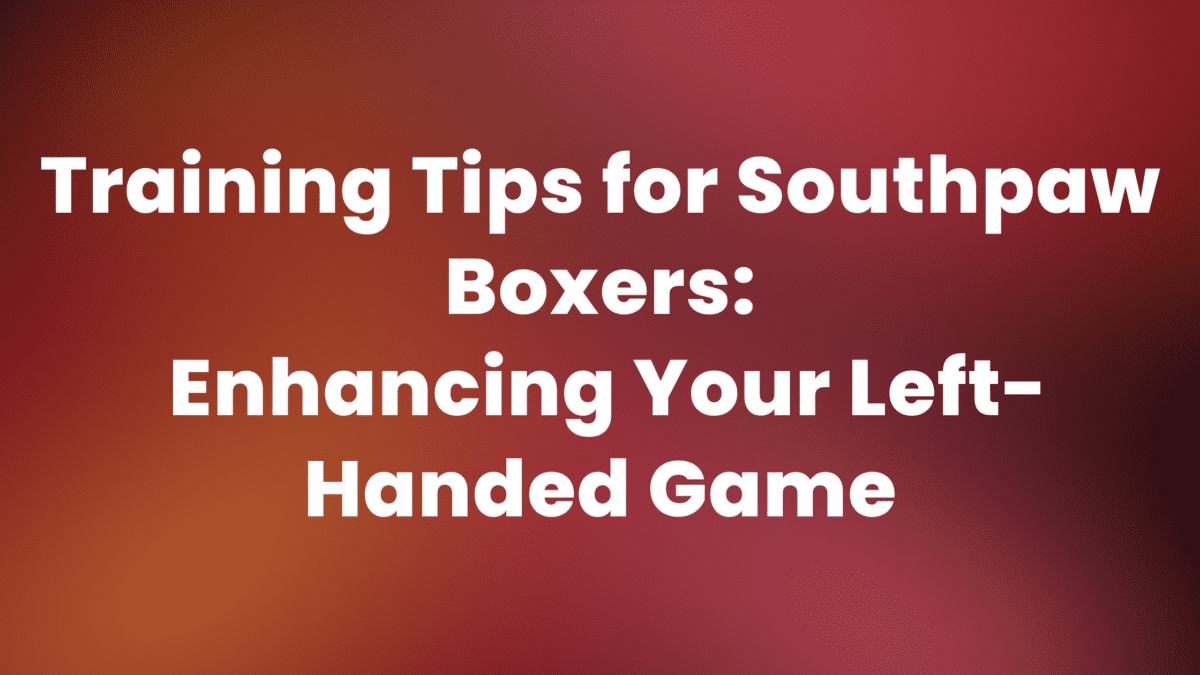 southpaw in boxing